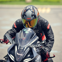 Casque de moto tout-terrain certifié 3C/DOT, en ABS, intégral, pour la conduite