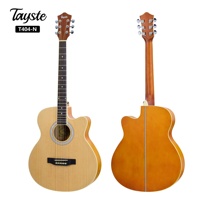 Guitare Électro-Acoustique 40 Pouces à Pan Coupé Économique de Haute Qualité