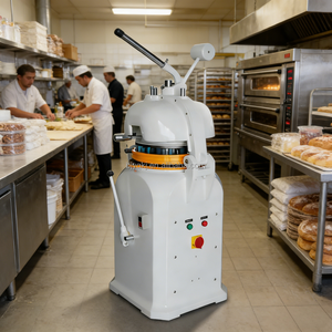 Machine à fabriquer des boules de pâte à <span class=keywords><strong>pain</strong></span> Yuqi en acier inoxydable 304, semi-automatique, diviseuse et rondeuse de pâte, poids précis - Product Image 2