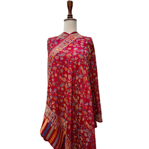 Traditional Jacquard Jamawar Scarves Shawls Premium Ethnic Fashion <b>Wrap</b> Custom OEM ODM Private Label Wholesale Supply - Product Image 3