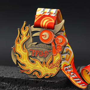 Özel Tasarım Altın Kaplama Çapraz Desenli Sert Mineli UV Baskılı Okul Spor Yarışması Etkinliği Yarışma Hatıra Madalyası - Product Image 6