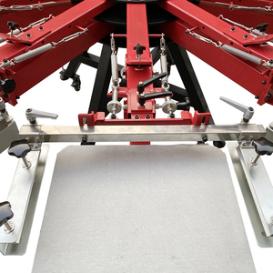 Top bán hàng may mặc 10 màu 10 trạm T-Shirt in lụa Màn hình máy xông lên nhiệm vụ cho dệt vải in ấn - Product Image 2