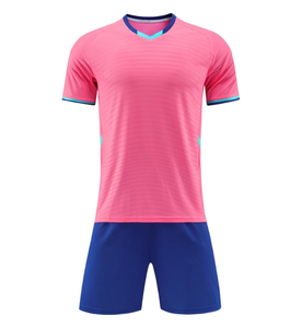 Maglia da Calcio da Uomo a Maniche Corte Traspirante ad Asciugatura Rapida con Logo Personalizzato, Maglietta da Calcio Estiva per Allenamento, Uniforme di Squadra, <span class=keywords><strong>Top</strong></span> OEM - Product Image 3