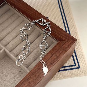 Pulsera triangular de plata de ley S925 para mujer, diseño geométrico, joyería de uso diario - Product Image 4
