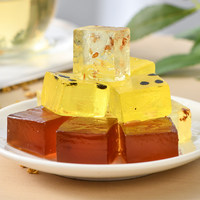 Gummy snoep bulk, kubusvormig, zacht gummy snoep, fruitgelei vierkantjes, snoepgoed, mango, osmanthus, amber kristalsnoep, OEM