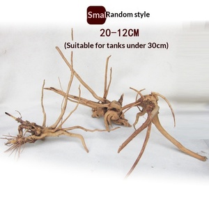 Modern groothandel natuurlijk drijfhout aquariumdecoratie veilig aquariumhout snel zinkend pH-neutraal waterplanten mos groothandel leverancier - Product Image 2