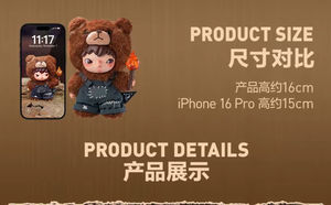 Lancement officiel d'un nouveau produit100 % original pour <span class=keywords><strong>Pop</strong></span> <span class=keywords><strong>Mart</strong></span> <span class=keywords><strong>Hirono</strong></span> Living Wild Mystery Boxes Trendy Collectible Joyful Battle of Dolls - Product Image 5