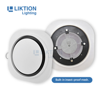 Membrane de plafond tendu en tissu PVC avec ventilateur d'extraction intégré, downlight réglable, diffuseur de ventilation pour plafond tendu