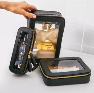 Décent protéiforme uncloudy mini zipper maquillage cas multi-talentueux plus grand stockage cosmétique <span class=keywords><strong>pochette</strong></span> de voyage appropriée pour les mariées - Product Image 2