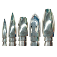 Tête de jet en acier inoxydable Tête de balle Big Game Trolling Lure Head