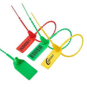 Lacres Plásticos Descartáveis de Alta Segurança ZL L020 25mm Antifurto e Antiviolação com Travamento Automático para Roupas, Bolsas e Bagagens - Product Image 1