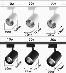 <span class=keywords><strong>Spot</strong></span> LED COB orientable et dimmable moderne pour magasin commercial intérieur / <span class=keywords><strong>Rail</strong></span> <span class=keywords><strong>de</strong></span> projecteur LED COB noir/<span class=keywords><strong>blanc</strong></span> - Product Image 4