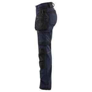 BLAKLADER - 712116458699C42 <b>Women</b>’s Craftsman <b>trousers</b> 4-way <b>stretch</b> Dark navy/Black - EAN 7330509921814 WORK <b>TROUSERS</b> - Product Image 3
