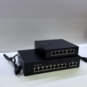 Prix de gros Réglementation britannique Alimentation externe Commutateur PoE intelligent 10 ports 10/100Mbps Métal AC 110-240V Marque OEM - Product Image 5