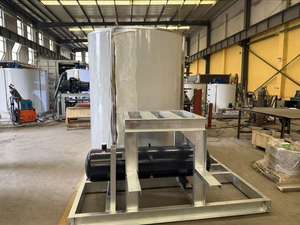 Machine à glace en flocons de 8 tonnes pour abattoir, machine à glace en flocons personnalisée pour la viande de volaille - Product Image 3