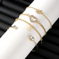Bracelet jonc en alliage et cristal ChuYao, unisexe, vente en gros, bijoux personnalisés, fournisseur pour commandes en gros, boutique de détail