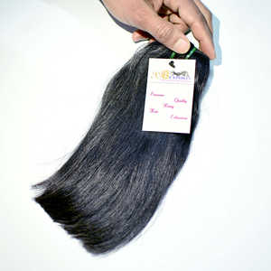 Paquete de cabello humano Natural lacio virgen camboyano 100%, cabello humano doble sin procesar, venta al por mayor, proveedores indios con cutícula alineada - Product Image 5