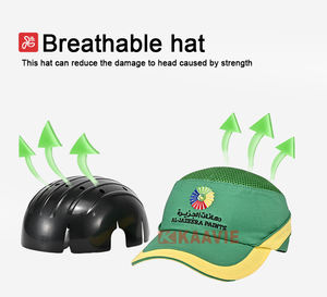 خوذة أمان الصناعية PPE البناء الصلب قبعة OEM البند مخصص الشخصية حماية كاب التعبئة Pcs اللون ميزة عثرة قبعات - Product Image 4