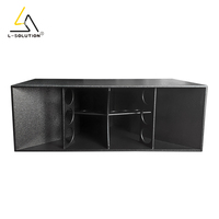 F221-A Lsolution Double 21 pouces, caisson de basses actif puissant de 4000W, système de sonorisation DJ extérieur pour grands concerts et événements