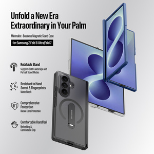 เหมาะสำหรับเคสโทรศัพท์แบบใส Fold8ultra, ขายึดแบบหมุนได้, บานพับแม่เหล็ก, เคสโทรศัพท์แบบพับได้ที่หุ้มคลุมได้รอบด้าน - Product Image 1