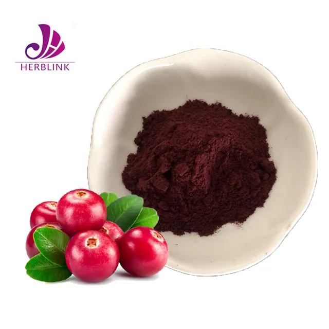 Manufacturer Direct Sales Natural Cranberry Extract Fruit Powder 1%-50% Proanthocyanidins UV 