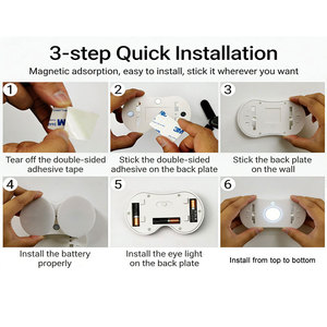 LED Human Sensing Corridor USB Charging Eye Expression Night <b>Light</b> - Product Image 6