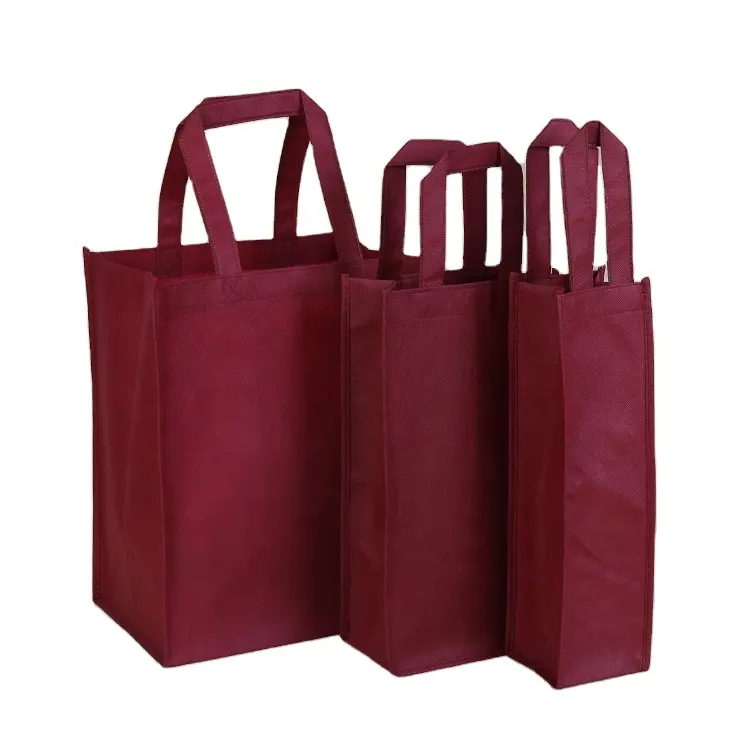 थोक प्रचारक इको पीपी गैर-बुना मुद्रित टोट शॉपिंग बैग लोगो के साथ पुन: प्रयोज्य मुद्रण योग्य किराना गैर बुना शॉपिंग बैग