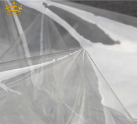 Tissu Transparent Transparent de film de ptu pour la veste de pluie