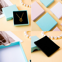 Boîte à bijoux en carton avec tiroir pour colliers, bracelets et bagues, faible MOQ