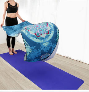 Di alta qualità in silicone punti indietro in microfibra stuoia <span class=keywords><strong>yoga</strong></span> asciugamano antiscivolo all'ingrosso - Product Image 3