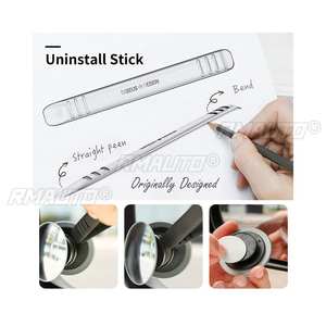 2 Espejos Retrovisores Convexos HD para Coche, Espejo de Punto Ciego, Espejo Retrovisor de 360 Grados de Ángulo Amplio, Espejos de Estacionamiento sin Marco - Product Image 5