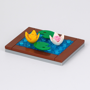 MOC0088 クリエイティブファーム野菜園かぼちゃニンジン苗床ひまわりモデルブロック教育用ビルディングブロックおもちゃ子供向け - Product Image 5