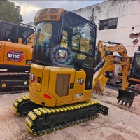 Japon Original Caterpillar CAT302 CAT303 CAT303.5E Pelle hydraulique sur chenilles 2 tonnes Mini pelleteuse Cat303.5 Excavatrice utilisée