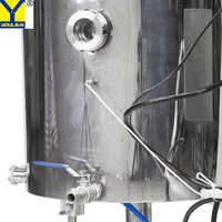 G1WJD Remplisseuse semi-automatique pneumatique chauffée de haute précision pour pâtes, aliments chauds, lait, boissons en bouteilles/sachets en verre - Acier inoxydable