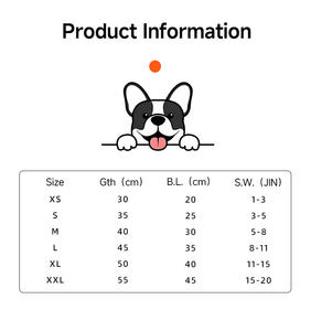 เสื้อผ้าสุนัขสำหรับฤดูร้อน ระบายอากาศได้ดี สวมใส่สบาย มีสินค้าพร้อมส่ง เสื้อยืดและเสื้อเชิ้ตสำหรับสัตว์เลี้ยง โดยผู้ผลิต - ดีไซน์เรียบง่าย - Product Image 5