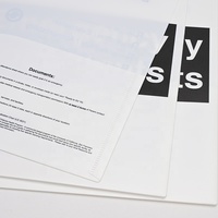 Carpeta de Archivo de Doble Bolsillo A4 A5 Ecológica de PP, Portadocumentos de Doble Cara, Carpeta de Presentación para Oficina y Escuela con Logotipo Personalizado, Protección UV