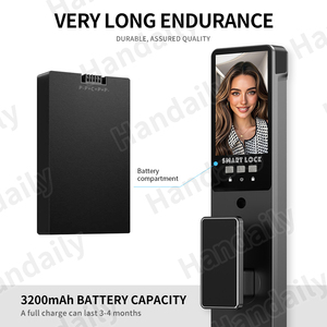 An ninh điện tử tuya Wifi cerradura Thông Minh Kỹ Thuật Số vân tay nhận dạng khuôn mặt thông minh khóa cửa với máy ảnh Đối với trang chủ - Product Image 5