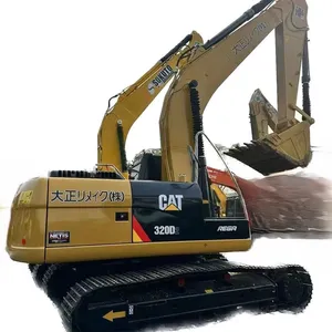 Máquinas de construção de alta qualidade CAT320 Escavadeira Caterpillar usada de 20 toneladas segunda mão 90% nova Escavadeira CAT320 usada para venda