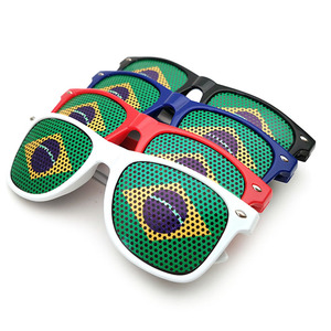 Gafas de Sol con Diseño de Bandera Nacional, Gafas de Agujero para Fanáticos del Fútbol, Baloncesto, Béisbol, Decoración para Eventos Deportivos, Gafas Personalizadas con Logotipo - Product Image 4