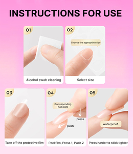 Adhésifs pour <span class=keywords><strong>ongles</strong></span> double face de haute qualité, ultra résistants, imperméables, respirants, en gelée, pour <span class=keywords><strong>ongles</strong></span> à presser - Product Image 4