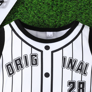 Conjunto Deportivo Informal para Niños Pequeños, Venta al Por Mayor de Fábrica, Ropa Roja de Boutique para Niños de 6 Meses a 3 Años, Tela de Lona con Estampado de Camuflaje - Product Image 3