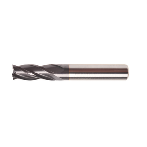Fraise à queue en carbure monobloc Ttake Ta1407, revêtement Nano TiAln, hélice de 30 degrés, 4 cannelures, courte, pour finition de contours - Product Image 2