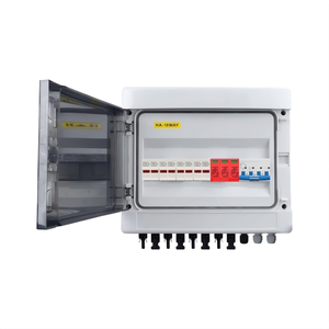 410x140x285mm PV Combiner Box Four-in-one-out DC1000V <b>Solar</b> Junction Box with Fuse and Surge Protection - Product Image 1