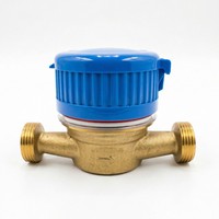 DN15 1/2 Inch Brass Material Dry Type Mechanical Single Jet Cold/Hot Water Meter