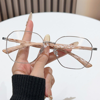 Lunettes de vue unisexes tendance, monture en métal, lunettes de mode, légères et confortables, vente en gros