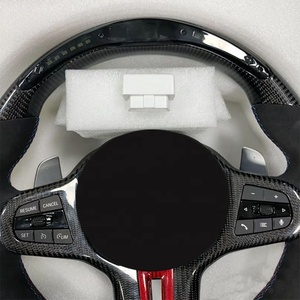 Accesorios Modificados para Automóviles, Volante LED, Cubierta de Volante de Fibra de Carbono, Volante de Alcántara para <span class=keywords><strong>BMW</strong></span> Serie 3 - Product Image 1