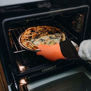 Guantes de Barbacoa Resistentes al Calor Extremo con Logotipo Personalizado, Guantes de Silicona Antideslizantes para Horno y Ahumador - Product Image 5