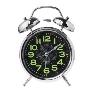 Retro Máy Tính Để Bàn Cơ Khí Đồng Hồ Báo Thức Sáng Ánh Sáng Ban Đêm Đôi Chuông Kim Loại Im Lặng Kỹ Thuật Số Phòng Ngủ Trang Trí Nội Thất - Product Image 3