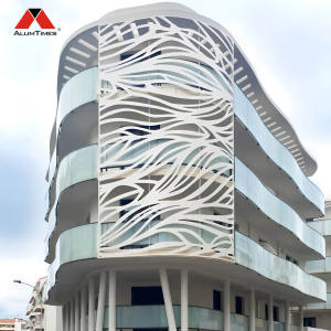 Panneau décoratif personnalisé de luxe gravé au laser pour façade de villa et intérieur – Mur en aluminium découpé CNC - Product Image 5