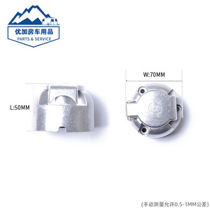 Conector Automotriz Circular de Aluminio de 7 Pines, Conector Hembra Mo-160 Estándar Plateado - Product Image 5